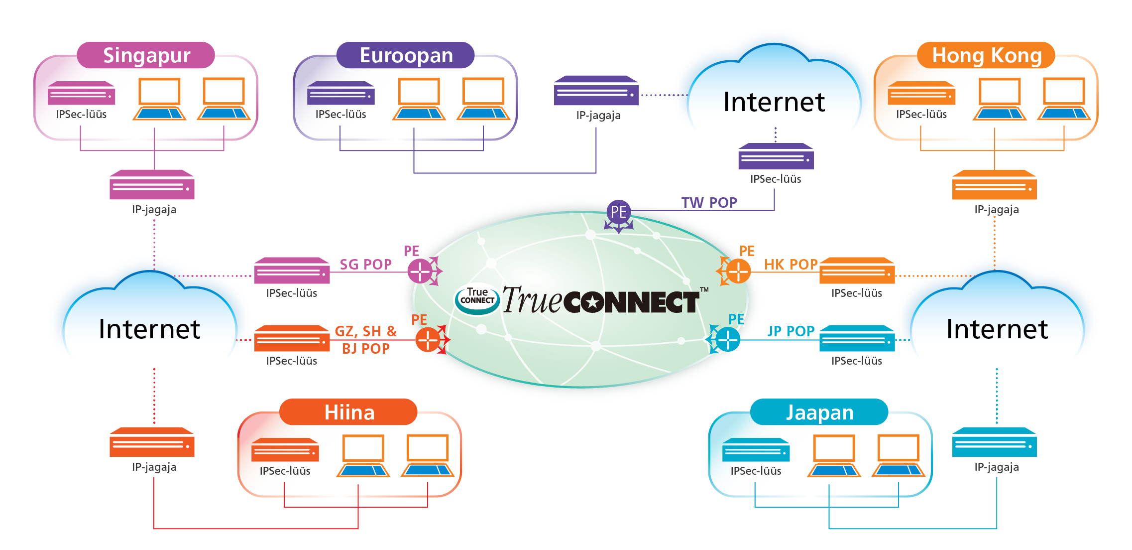 TrueCONNECT™ Express Network Diagram