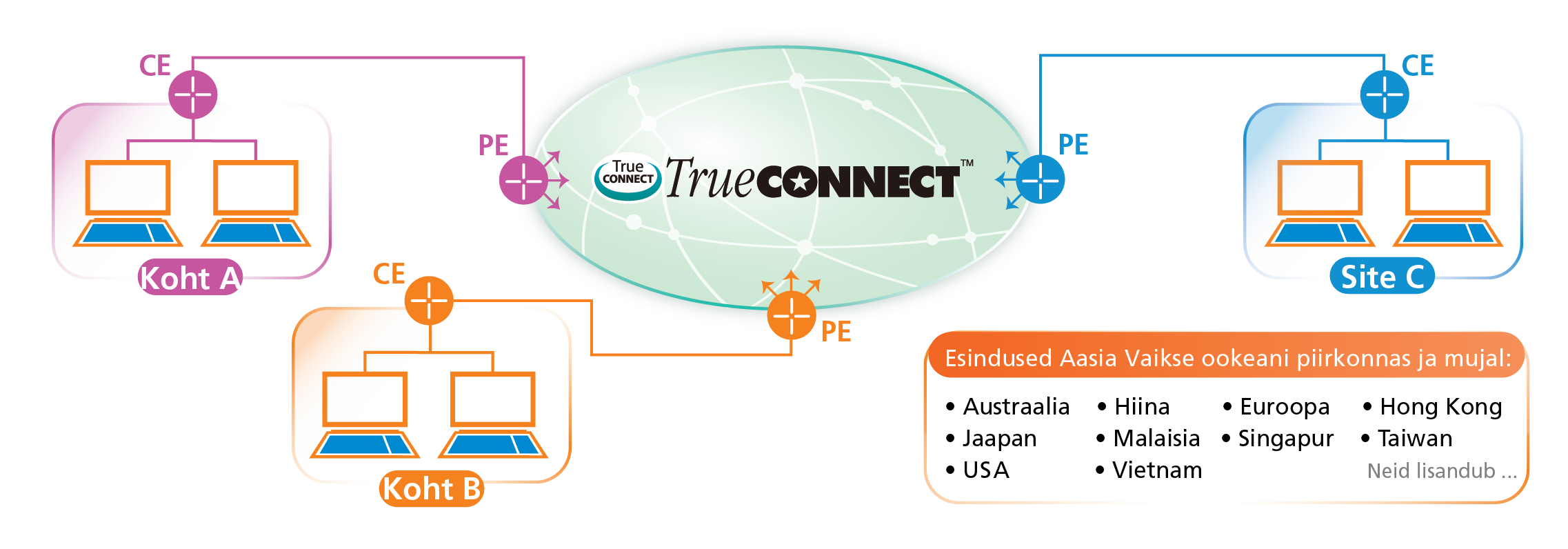 TrueCONNECT™ Premium Network Diagram