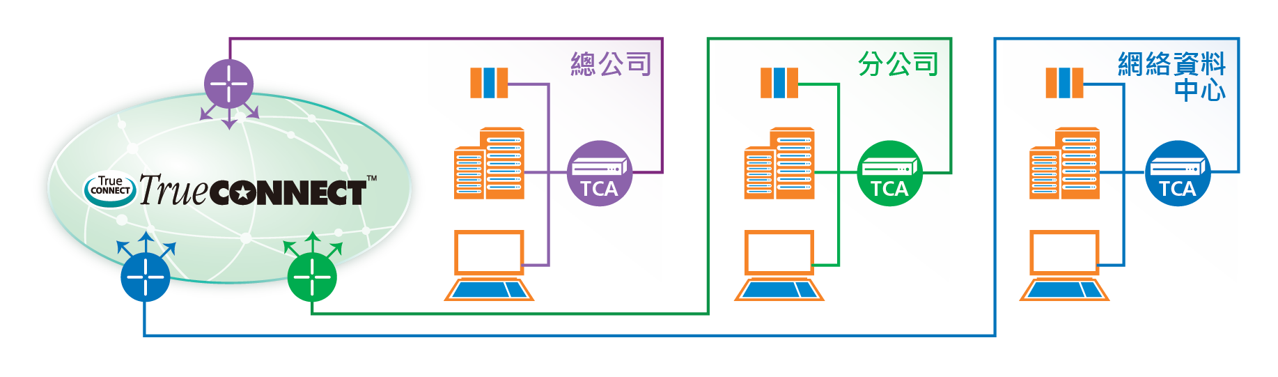 TrueCONNECT™ Accelerator Network Diagram