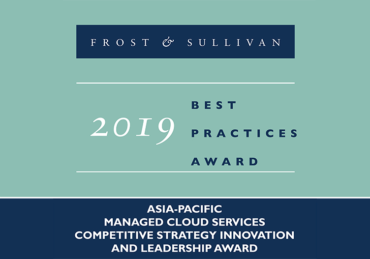 2019 Frost & Sullivan Asia-Pacic Managed Cloud Services Competitive Strategy, Innovation & Leadership Award - CITIC Telecom CPC