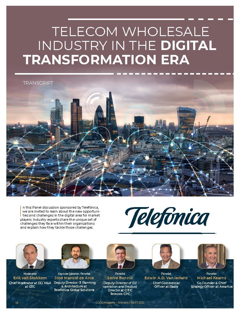 Telecom Wholesale Industry in The Digital Transformation Era