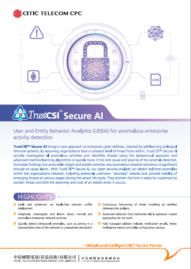 TrustCSI™ Secure AI [Product Leaflet]