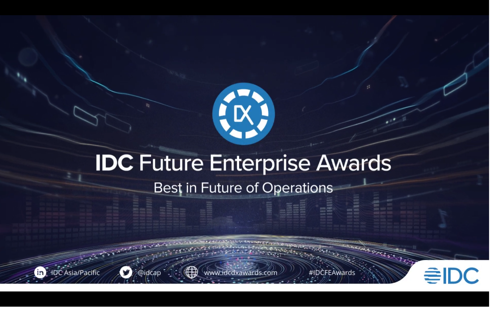 【IDC Future Enterprise Awards 2022 - Best in Future of Operations】