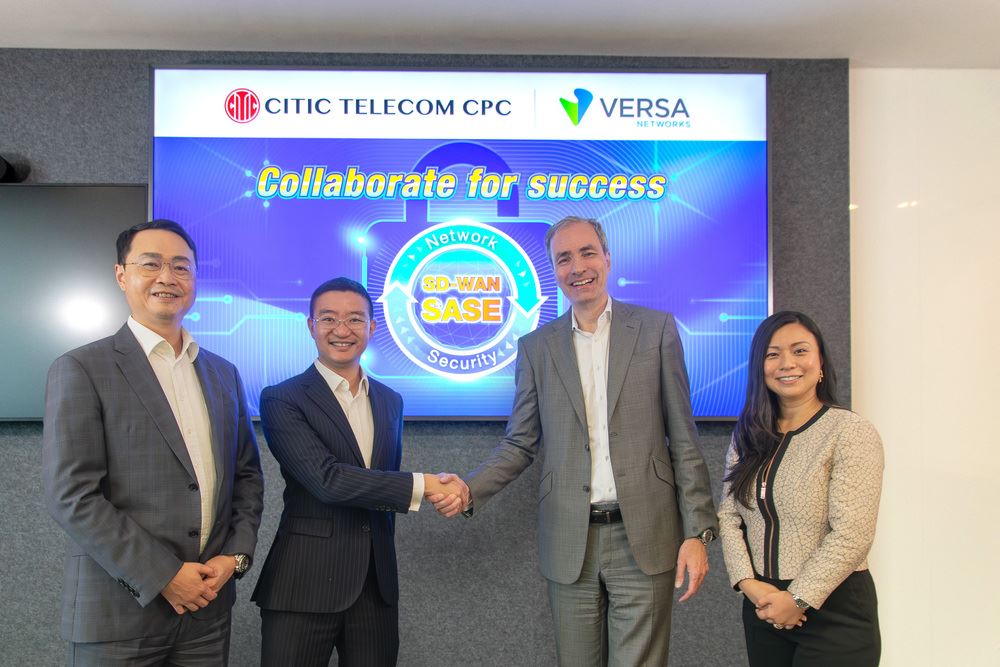 中信國際電訊CPC 成為Versa Networks大中華區
首家SASE和SD-WAN託管服務合作夥伴
