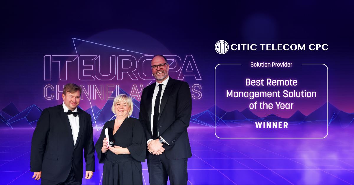 中信国际电讯CPC荣获IT Europa Channel Awards年度最佳遥距管理解决方案