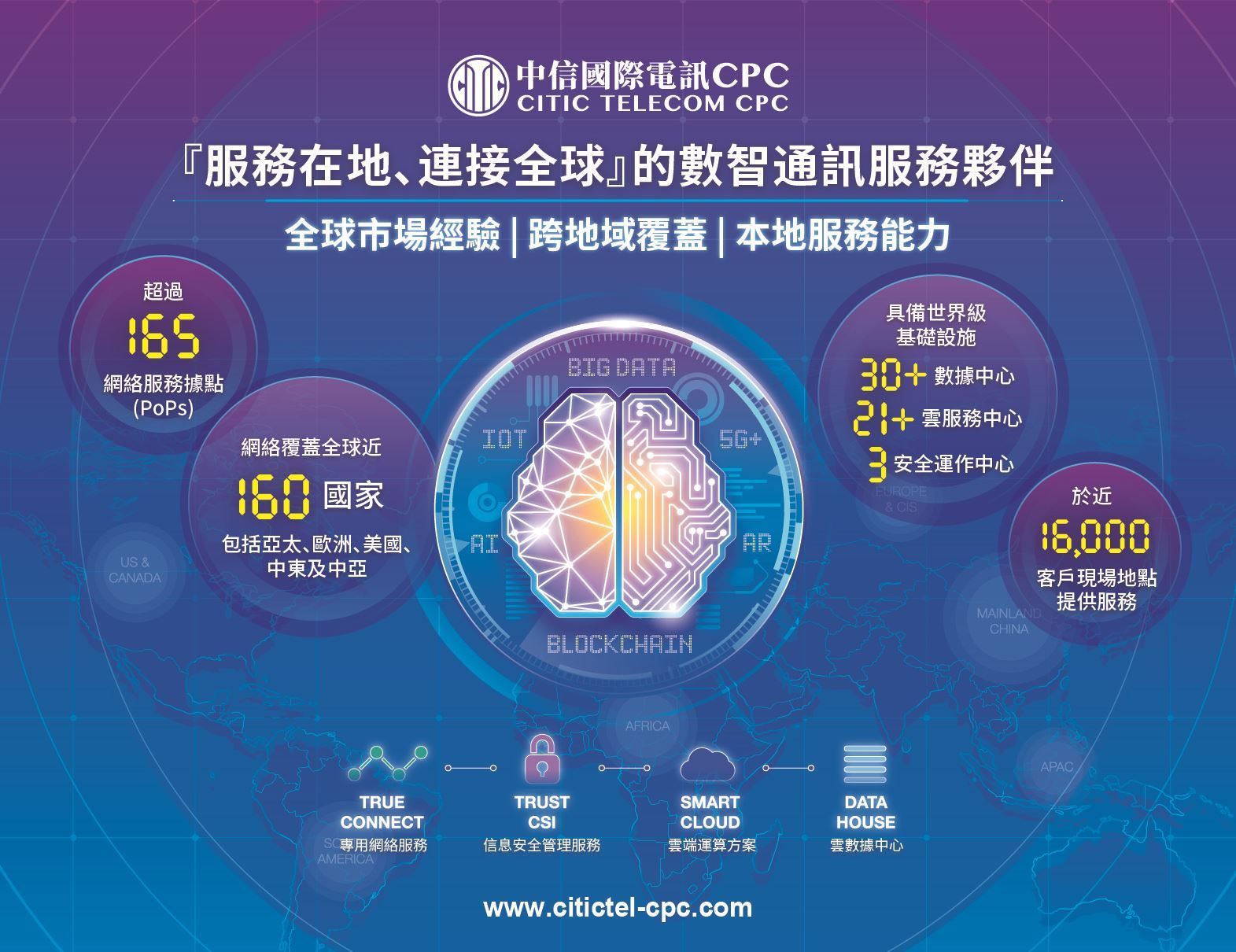 服務在地、連接全球的數智通訊服務夥伴